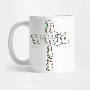 wwjd x hwlf Mug